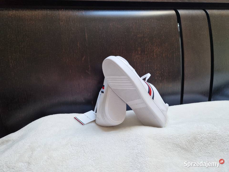 Nowe białe buty sportowe sneakersy damskie Tommy małopolskie Bibice