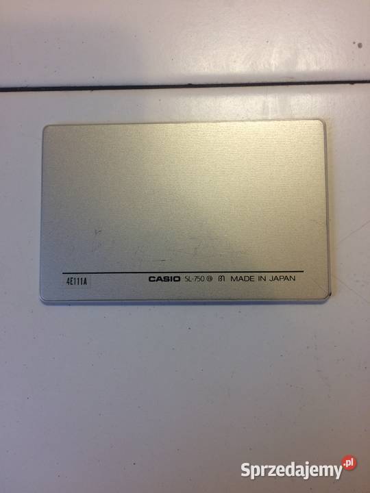 CASIO SL750 Solar kieszonkowy wym karty Warszawa