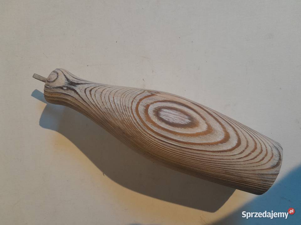 Stary drewniany wazon wazonik lite drewno śląskie Dąbrowa Górnicza