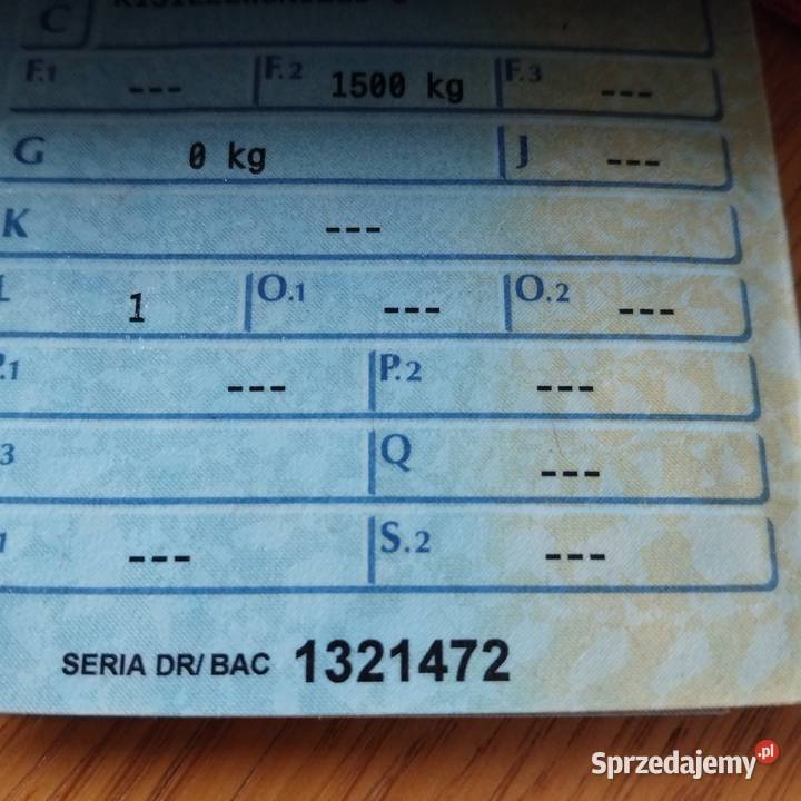 Przyczepka sam 1500 Lubin sprzedam