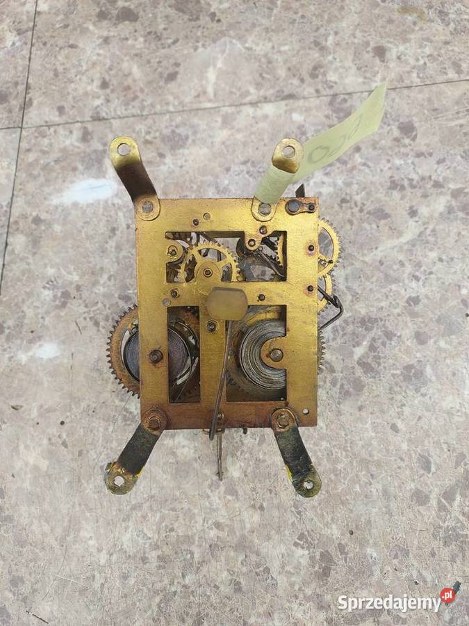 660 Mechanizm starego zegara ściennego Junghans Tczew