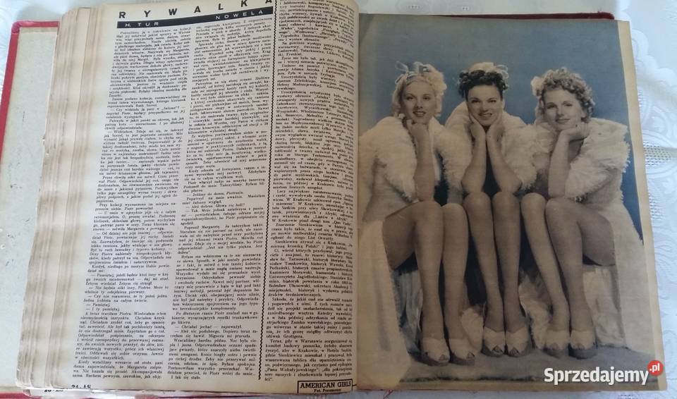 AS Ilustrowany magazyn tygodniowy rocznik 1938 Książki i Podręczniki Łódź