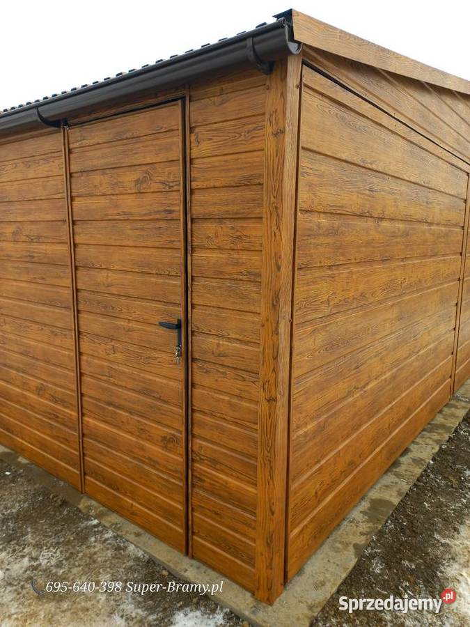 Garaż drewnopodobny 6x6 dowolne wymiary