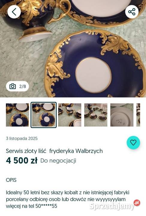 Fason Fryderykazłoty miętowy liść Krzysztof Pabianice