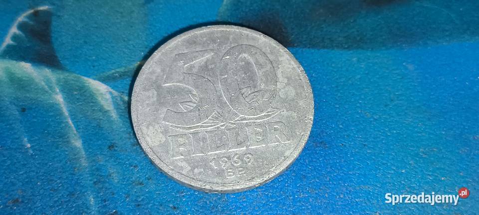 Moneta 50 filler 1969 Węgry śląskie Gliwice