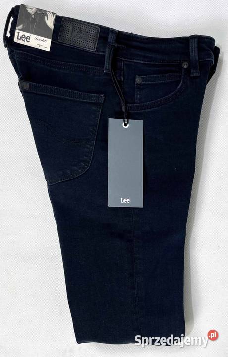 Spodnie damskie Lee Scarlett Dark Skinny W25 L31 niebieski Pisz