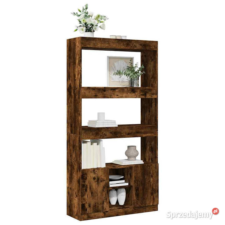 Kredens przydymiony dąb 92x33x180 materiał Warszawa