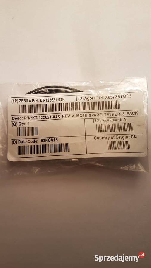 Gumka Motorolla Zebra KT12262103R MC55MC65 Kalisz