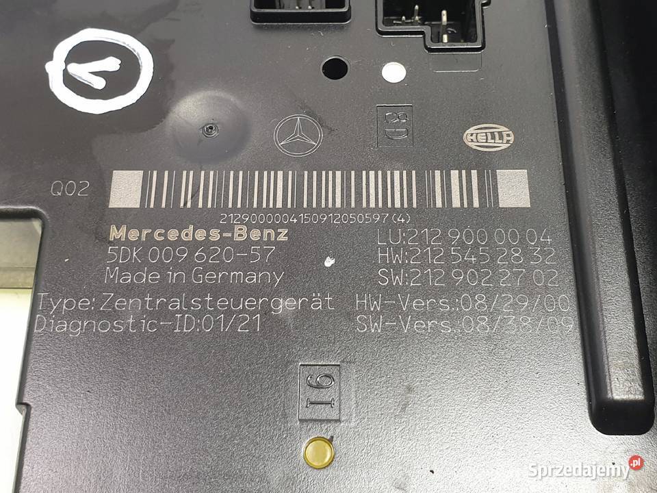 Mercedes W207 C207 A207 30 MODUŁ SAM 2129000004 osobowe lubelskie Chełm