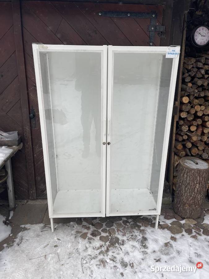 Kultowa Szafa Medyczna LOFT MetalSzkło Retro PRL Zabłudów
