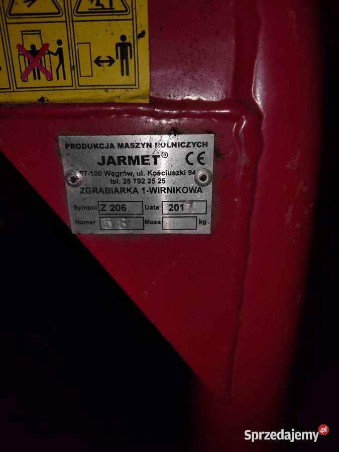 Zgrabiarka jar met Białystok sprzedam