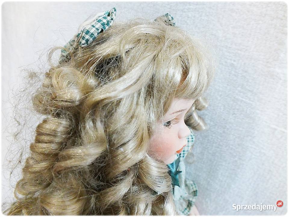 Porcelanowa stara Lalka wys52 Kolekcjonerska Kolekcje Żary