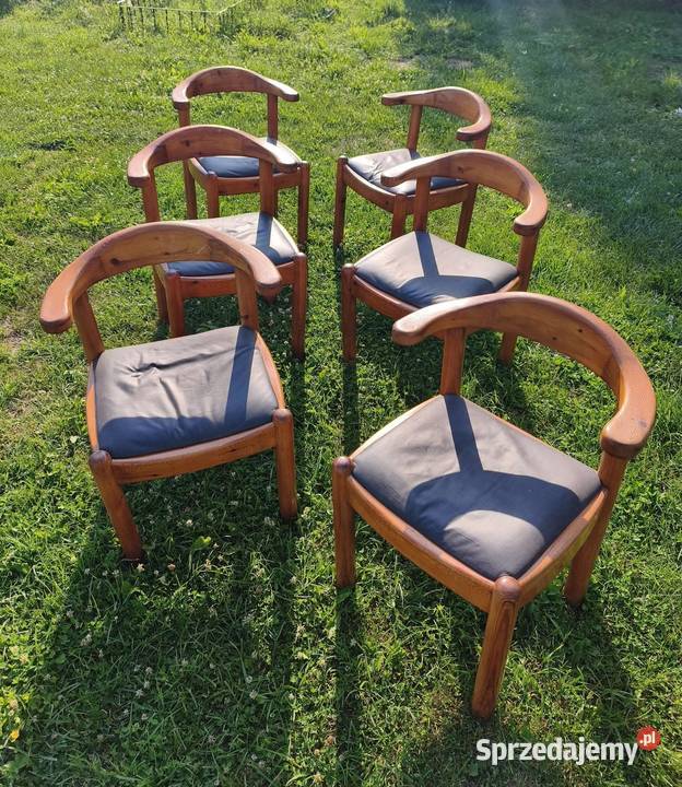 Krzesła duńskie vintage lata 70 Biłgoraj