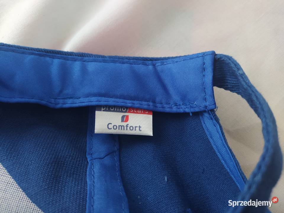 Czapka z daszkiem PROMOSTARS niebieska Nakrycia głowy Hajnówka sprzedam