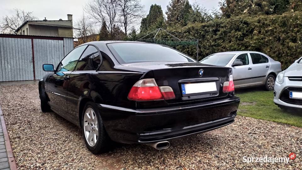 BMW e46 2000r Coupe Sportsitze Czarna Ringi aluminiowe felgi Toruń