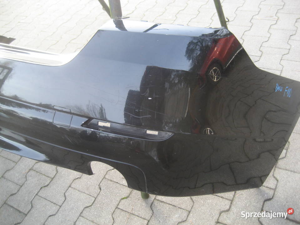 bmw 5 f10 0913r zderzak tył dwie rury bez pdc wielkopolskie Rakoniewice