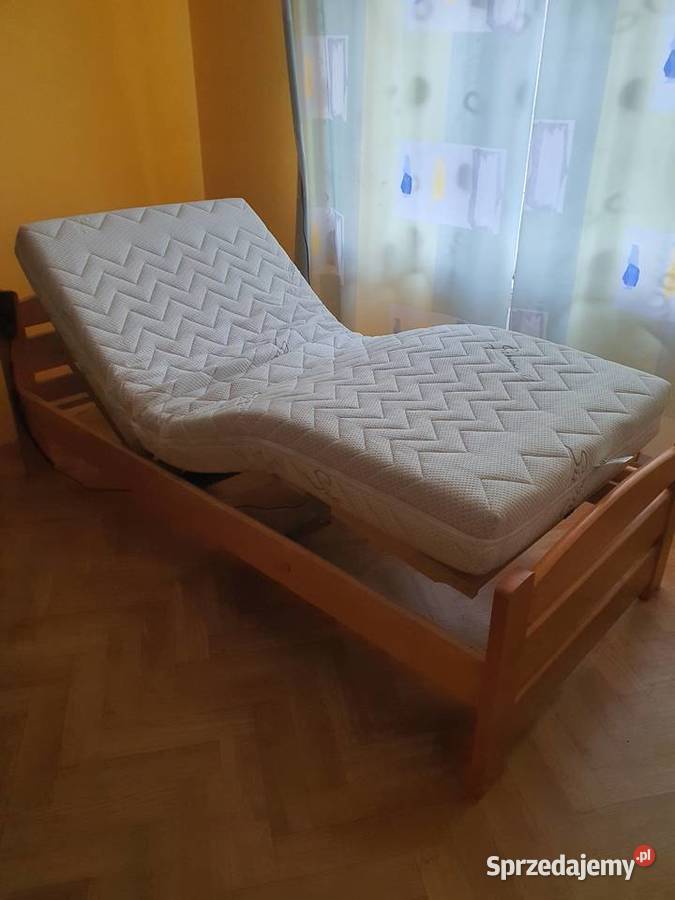 Łóżko podnoszone na pilota z materacem Grybów sprzedam
