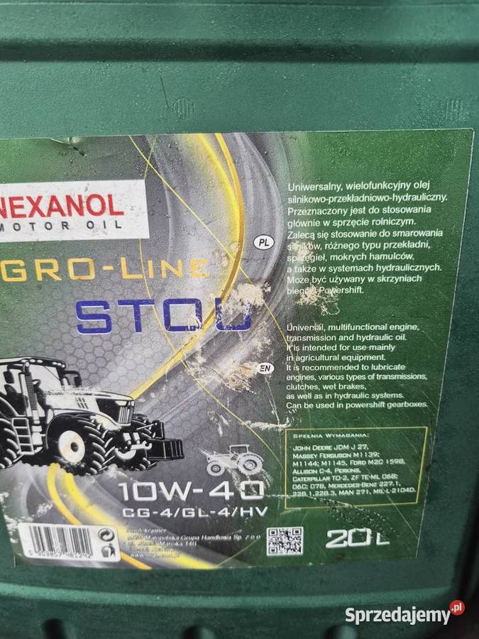 Olej uniwersalny Stou Miejska Górka sprzedam