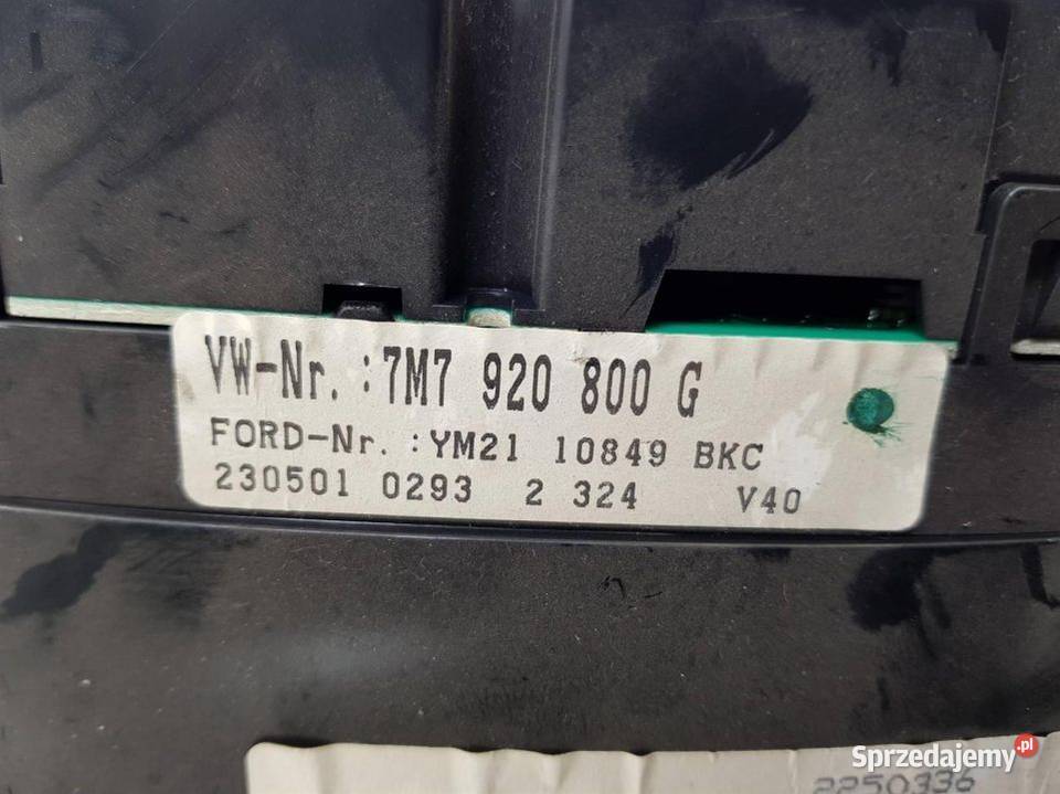LICZNIK ZEGAR 7M7920800G SEAT ALHAMBRA I Lipno