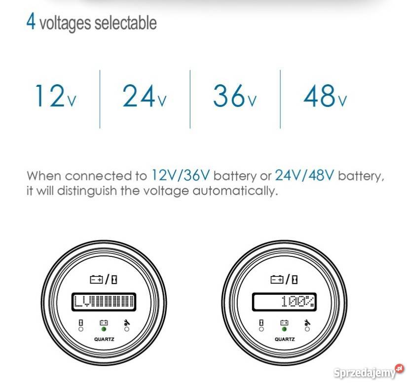 Wskaźnik naładowania baterii licznik motogodzin Gorzów Wielkopolski