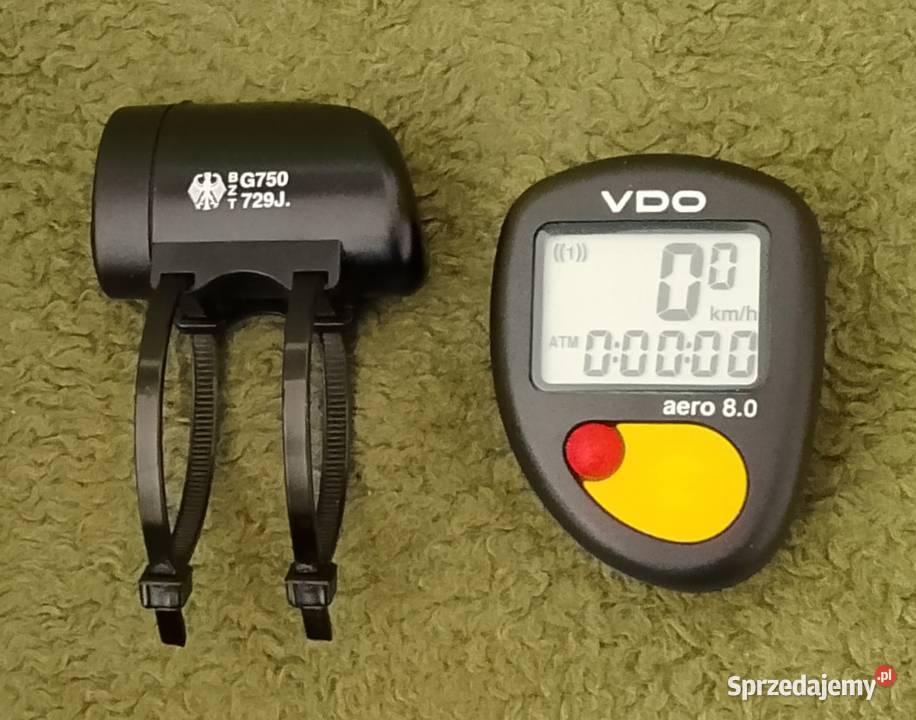 Komputerek rowerowy VDO Aero 80 lata 19971998 Katowice