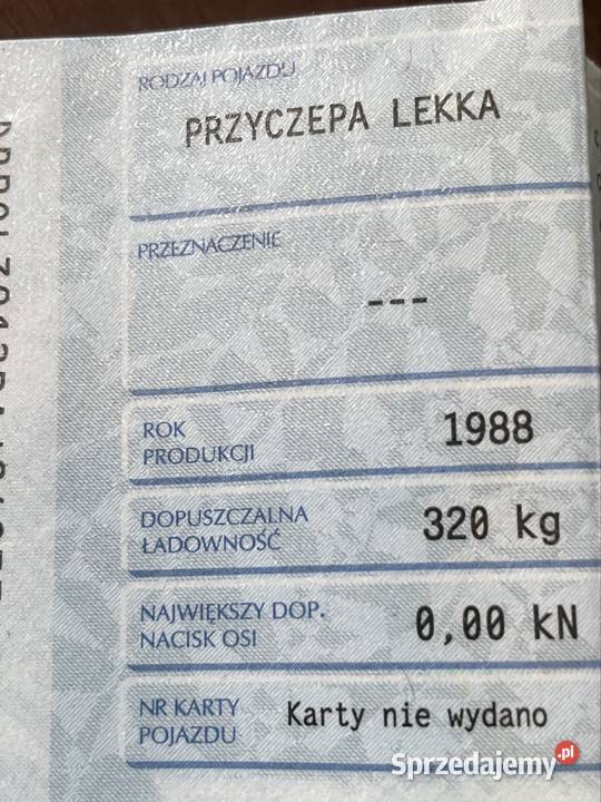 Przyczepka lekka sam Do samochodów osobowych