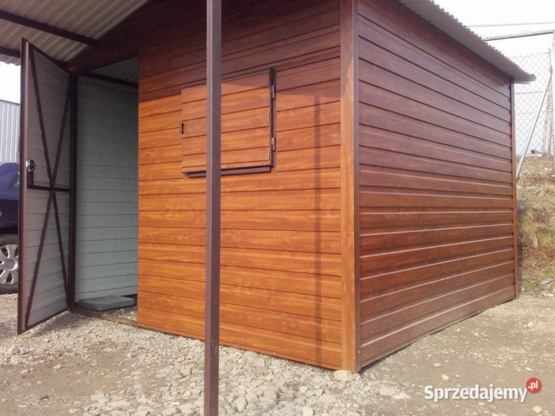 Garaż Blaszany Wiatka Ogrodowa Schowek na