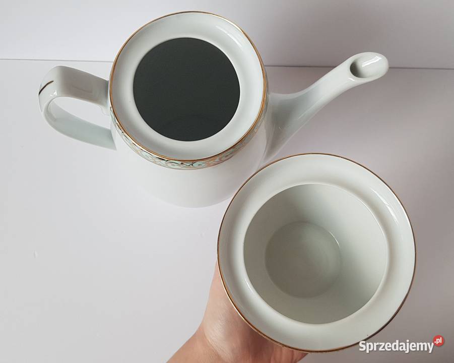 Porcelanowy dzbanek i cukiernica Aldona Chodzież sprzedam