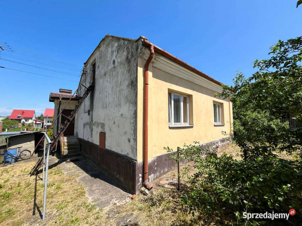 Dom 64m2 działki budowlane 1191m2 Ćmielów cegła