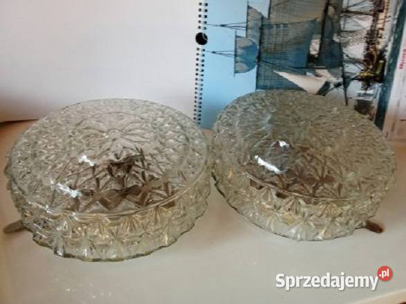 Klosze PRL do plafonu POLAM 2 z podstawami łódzkie