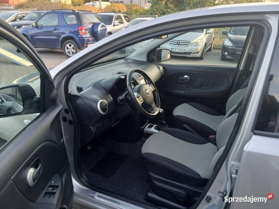 Nissan Note 16i klima navi alufelgi czujniki Gryfino