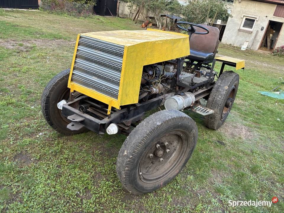 Mini traktorek własnej konstrukcji Silnik i Pozostałe Łódź