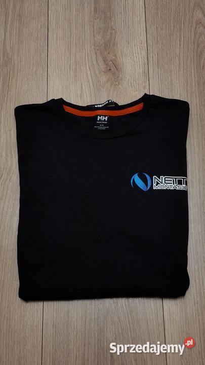 Czarna koszulka Helly Hansen Nett Montasje Rozmiar M