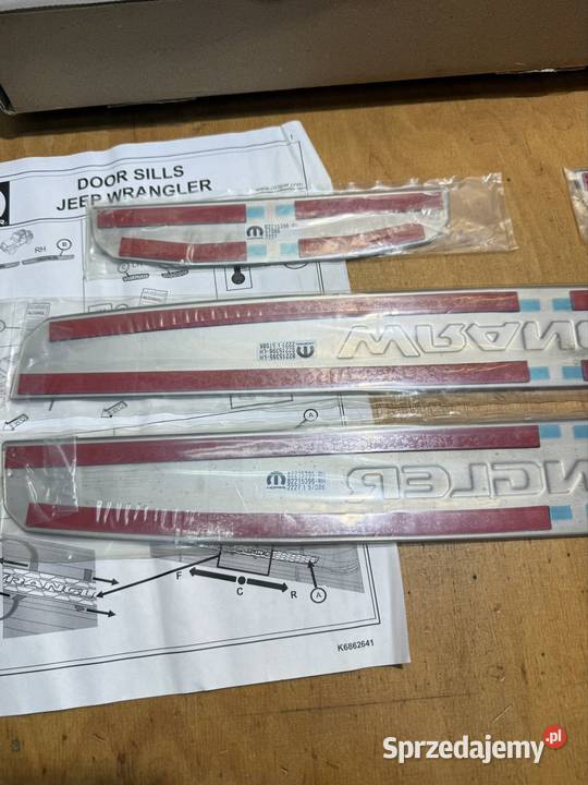 Jeep Wrangler JL nakładki progowe Słupsk