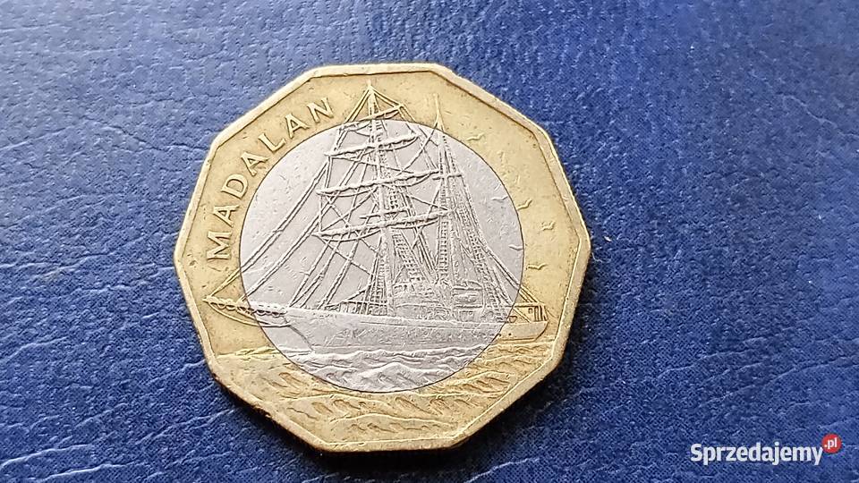 Stare monety 100 eskudo 1994 Mandalan Zielony Numizmatyka