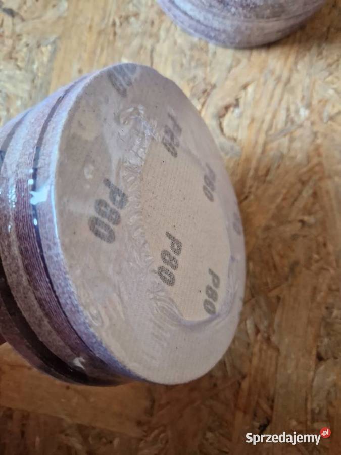 50x KRĄŻKI ŚCIERNE 125 SAMOPRZYLEPNE NA RZEP P40 Głogowa