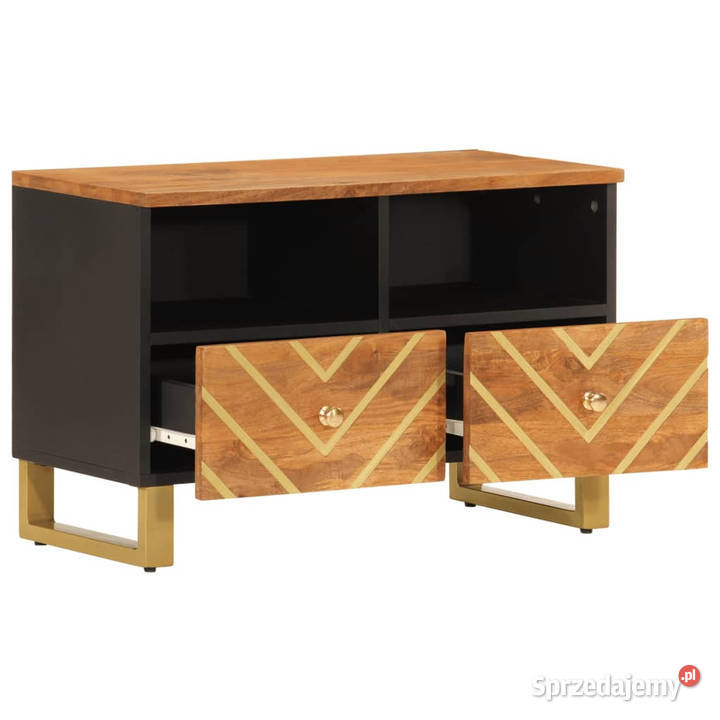 Szafka pod TV brązowoczarna 70x335x46 lite Warszawa sprzedam