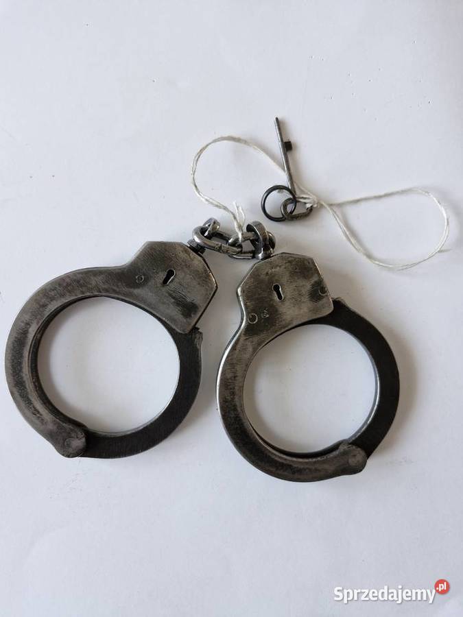 Milicja MO kajdanki sygnowane PPST Rzeszów