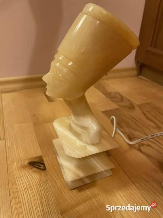 Lampka nocna Nefretete alabaster Brwinów
