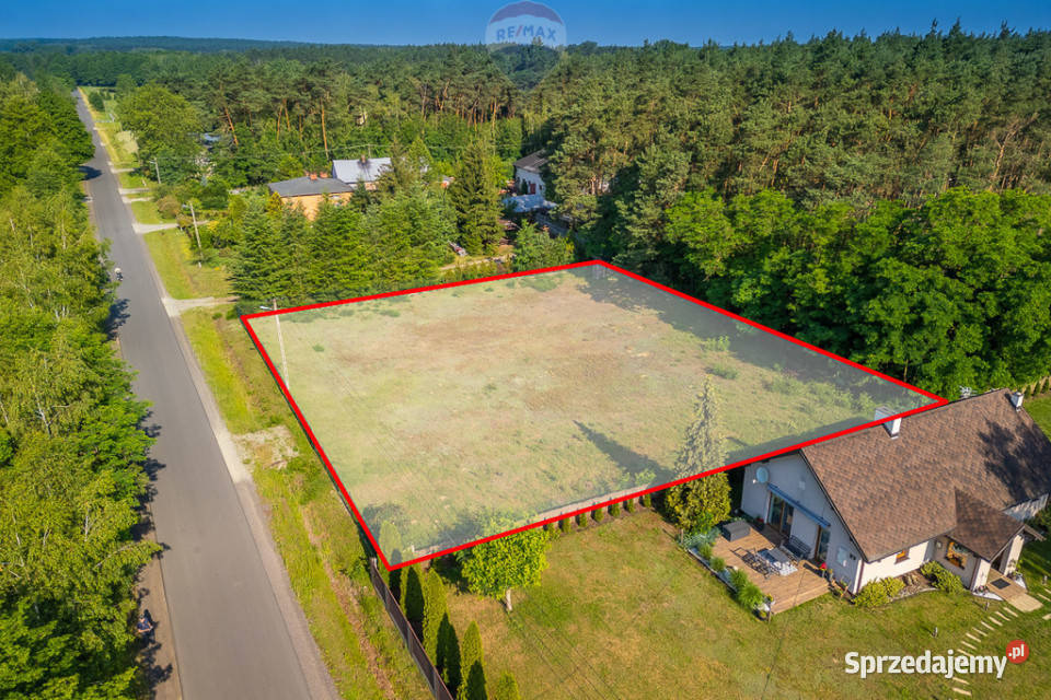 Ogrodzona działka budowlana Ludowinka powiat łódzkie