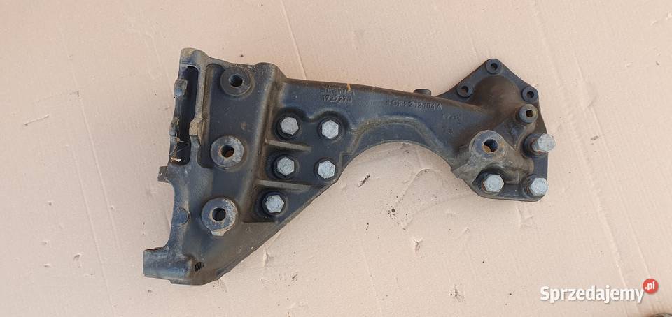 SCANIA R MOCOWANIE ZDERZAKA ŁAPA UCHWYT LEWY Bieleń