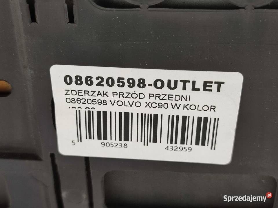 ZDERZAK PRZÓD VOLVO XC90 I 275 2002 W KOLOR