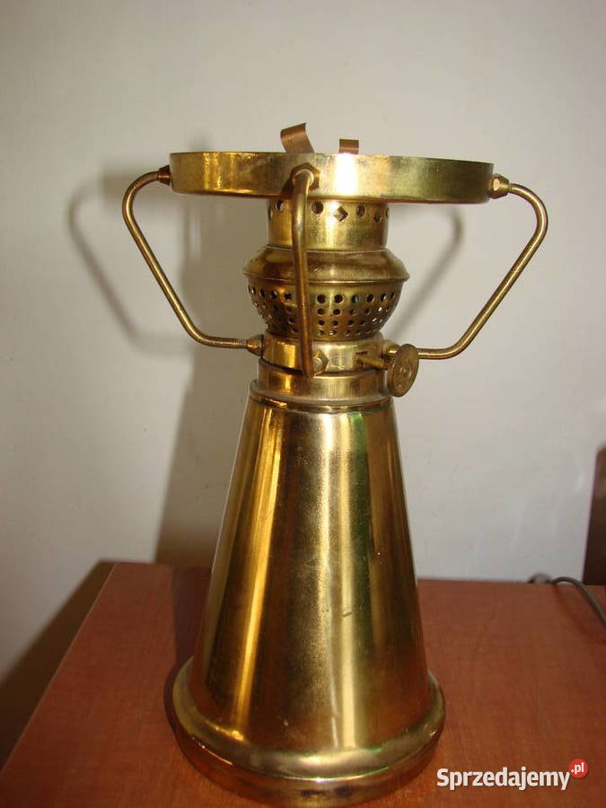 mosiężna lampa naftowa pomorskie Pruszcz Gdański