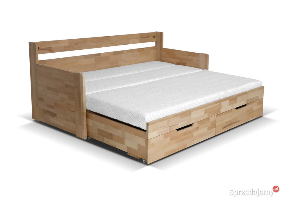 Łóżko drewniane bukowe rozkładane Duo C 180200 Łóżka Katowice