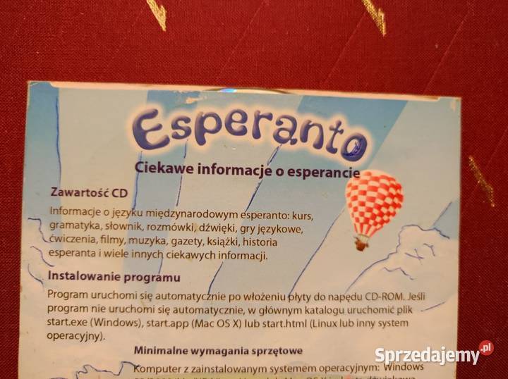 język esperanto Ludwik Zamenhof Płyty i kasety sprzedam