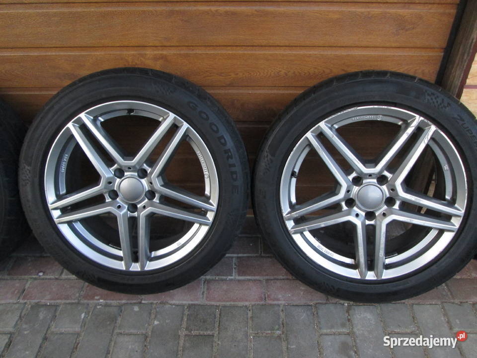 Koła alu 18 Audi VW Mercedes 5x112 opony letnie Kościerzyna
