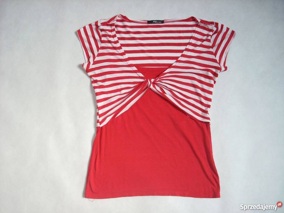 Jane Norman bluzeczka 2w1 paseczki 38 40 Paski Nowy Sącz