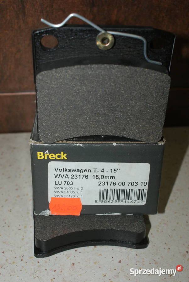 Klocek hamulcowy TRANSPORTER IV 19D28 07900603 Białobrzegi