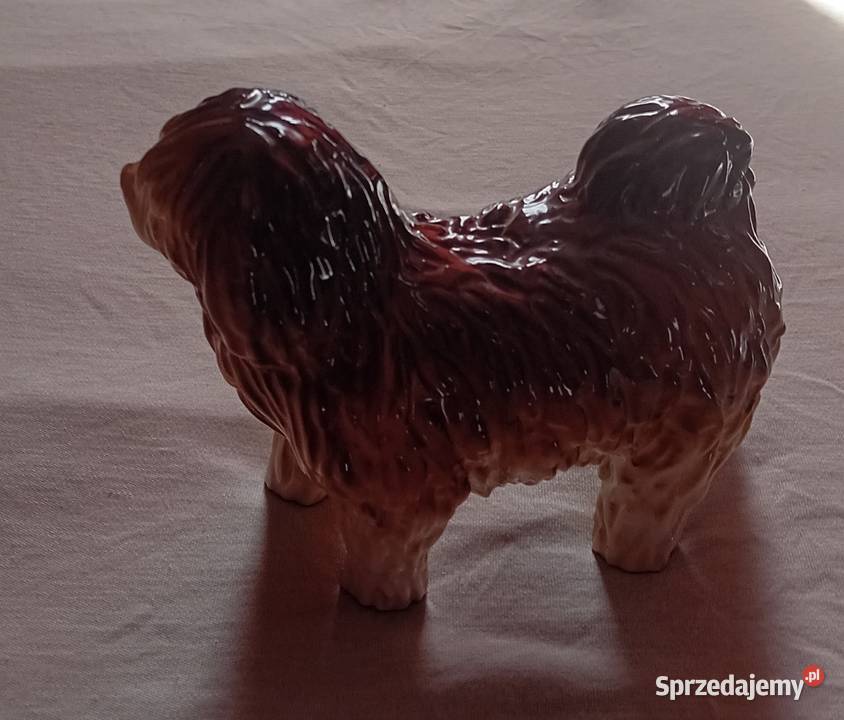 Figurka Owczarek staroangielski Bobtail Royal Porcelana i szkło Koźminek