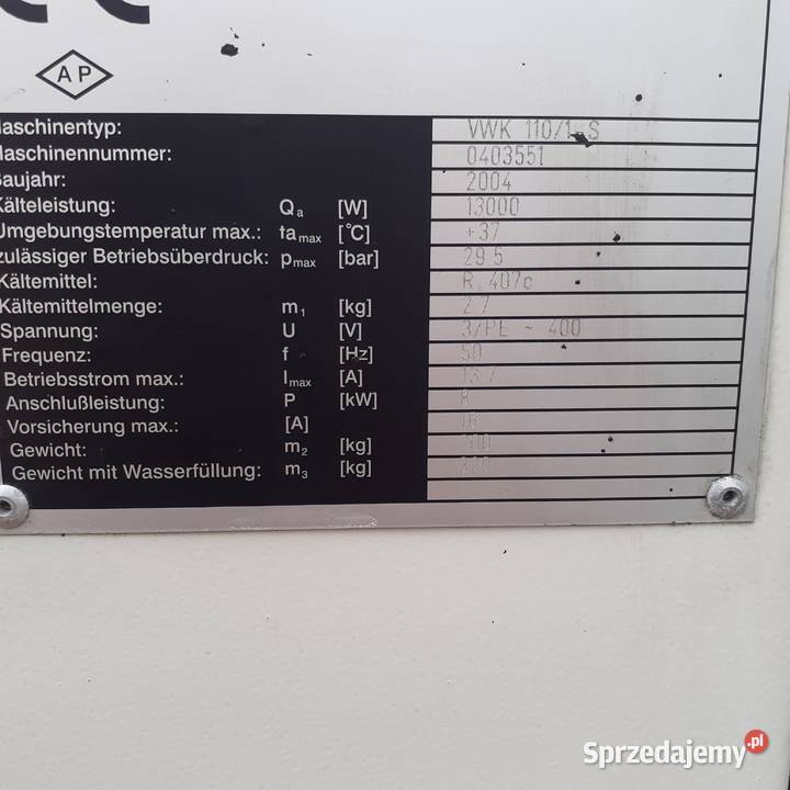 chiller HYFRA 24 kW agregat wody lodowej